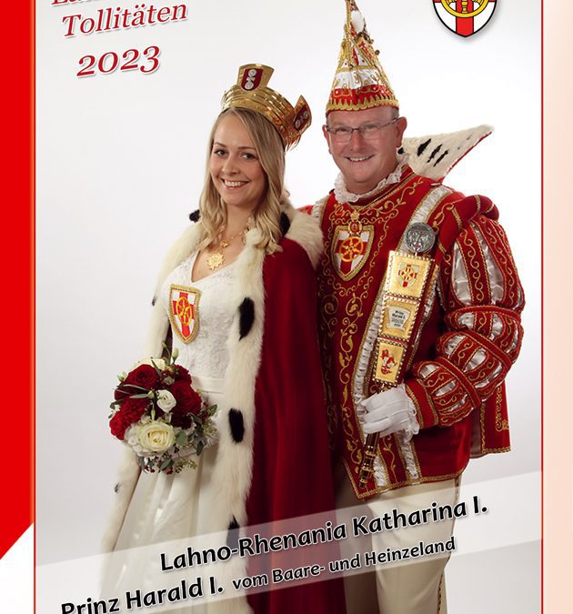 Prinz Harald I. und Lahno-Rhenania Katharina I. haben jetzt in Lahnstein das Sagen